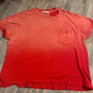 Lucky Distressed Tee Free People-red